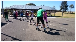 youskate kids beginners lessons basic movement on tarmac